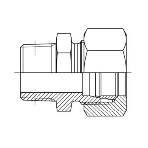 Male Stud Coupling BSPT